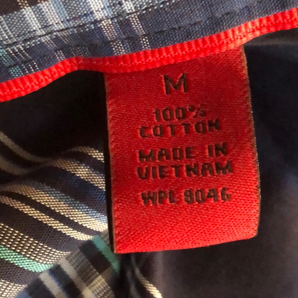 Men’s Alfani Plaid Button Down size M - Picture 9 of 10